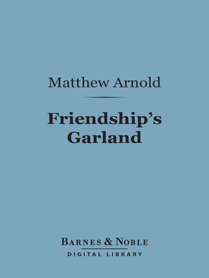 cover image of Friendship's Garland (Barnes & Noble Digital Library)